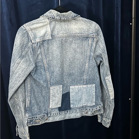 Lucky Brand Tomboy Denim Trucker Jacket - Picture 3 of 5